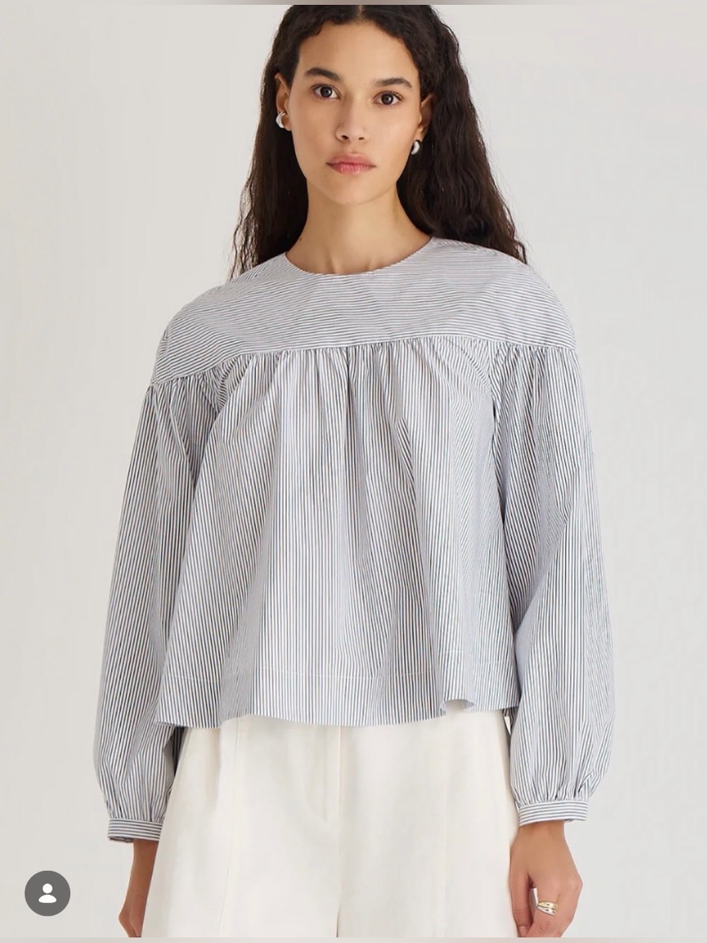 NWT Merlette Kira Top in Admiral Navy Stripes, Size XS
